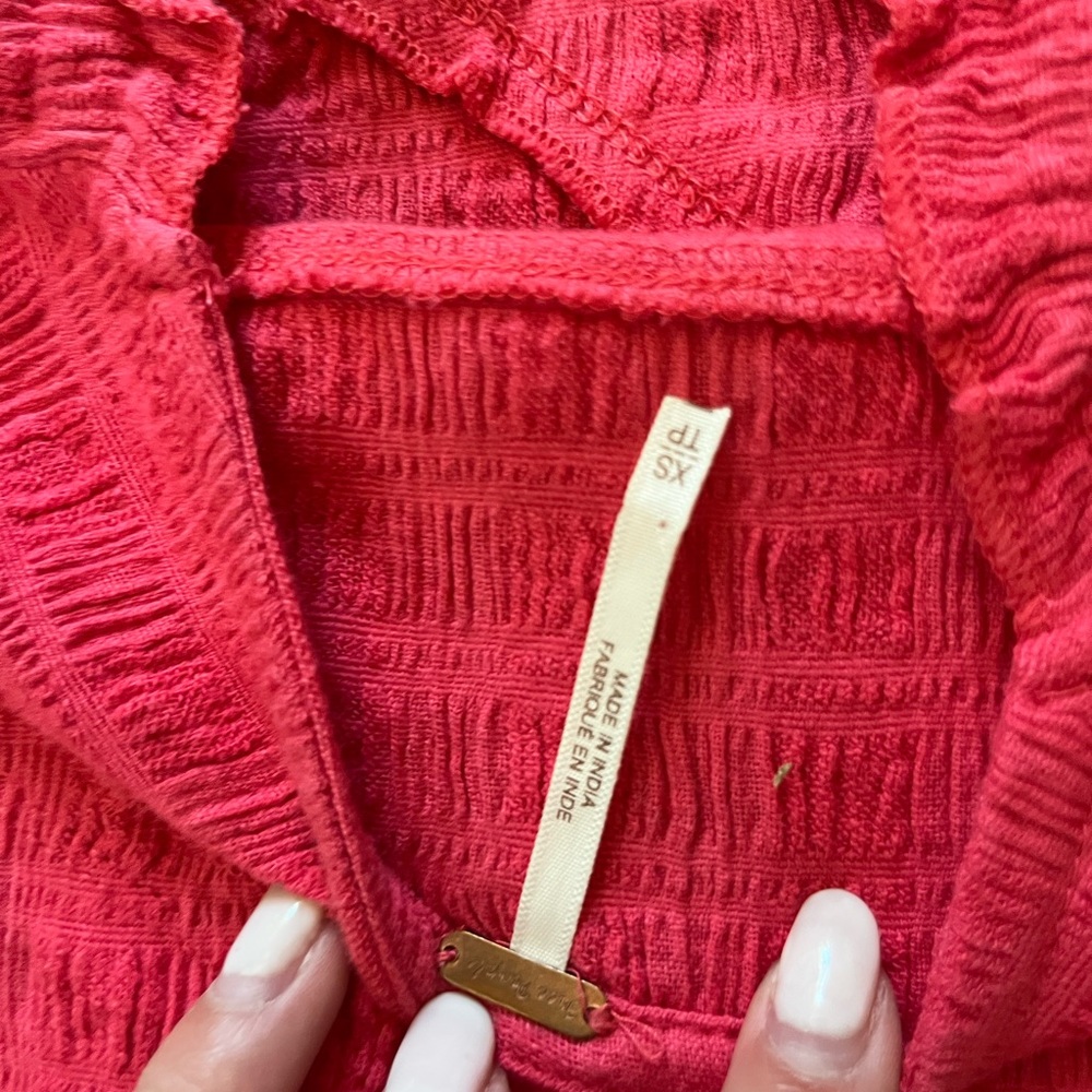 Red Ruffled Dress - Picture 3 of 3